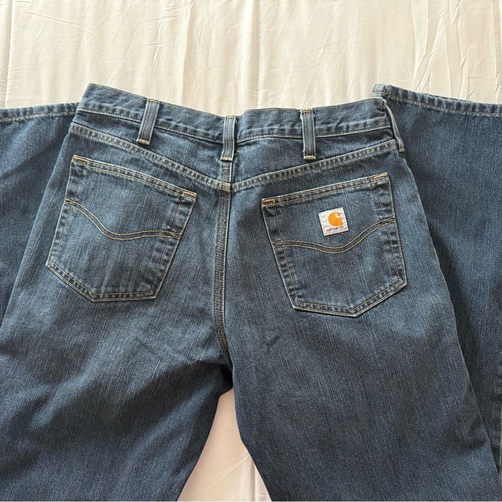 Carhartt Blue Denim Jeans with Branded Tag
